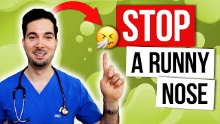 How to get rid of a runny nose fast and stop instantly [upl. by Alamap]