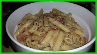 Pasta al pistacchio e speck  Le Ricette di Zio Roberto [upl. by Ecyle108]