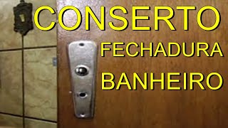 COMO ARRUMAR FECHADURA DE PORTA DO BANHEIRO COMO CONSERTAR COMO FAZER CONSERTO FECHADURA DE PORTA [upl. by Athallia470]