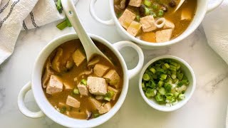 Simple Miso Soup Recipe [upl. by Ahterod]