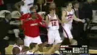 Taquan Dean vs ND 2006 UofL Bball [upl. by Selfridge]