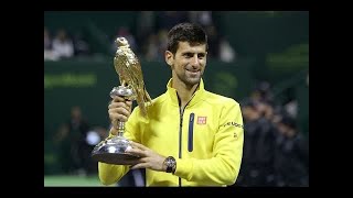 Novak Djokovic Doha 2016  TROPHY CEREMONY HD 171 [upl. by Etnelav]