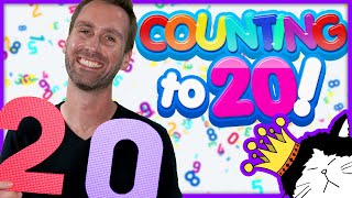 🔢 Counting to 20  120 Counting Song for Kids  Mooseclumps  Kids Learning Videos for Toddlers [upl. by Nylhsa]