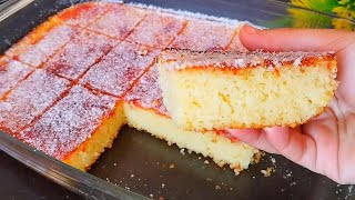 Recette économique Gâteau Sans oeuf Sans beurre ‼️Facile Rapide en 10minGâteau Bassboussa [upl. by Nnylak]