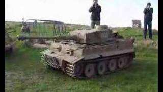 14 Scale RC Tiger 1 Driving Around [upl. by Halda]