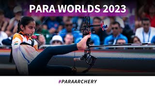 Sheetal Devi v Öznur Cüre – compound women open gold  Pilsen 2023 World Archery Para Championships [upl. by Knarf622]