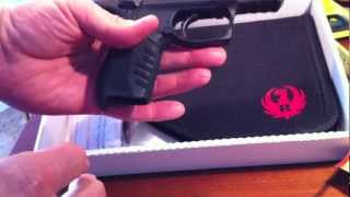 Ruger SR22 Opening the box amp quick closeup pistol OTB [upl. by Decato]