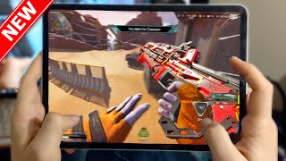 New iPad Pro 2022 SOLO Handcam GAMEPLAY  Apex Legends Mobile Test Game [upl. by Ditmore]