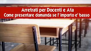 Come ottenere gli arretrati per Docenti e Ata [upl. by Attayek222]