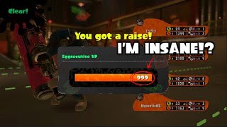 The Game Where I Got My FIRST 999 Splatoon 3 Big Run [upl. by Ahsitam213]