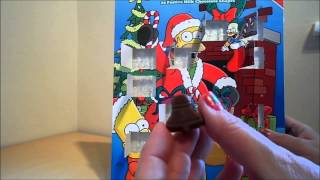 25 x FULL OPENING OF THE SIMPSONS ADVENT CALENDAR [upl. by Ellienad356]