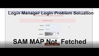 SAM MAP NOT FETCHED  Login Manager  NSDL  Problem amp Solution  SPEEDOWORK [upl. by Rai]