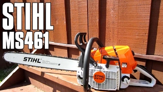 STIHL MS461 Chainsaw Review [upl. by Arthur]