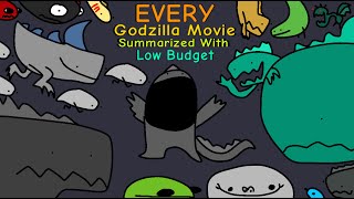 Every Godzilla Movie Summarized In Low Budget [upl. by Anastasie834]