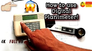 digital planimeter in surveying how to use digital planimeterTAMAYA Planix 5000 Digital planimeter [upl. by Ardnaiek]