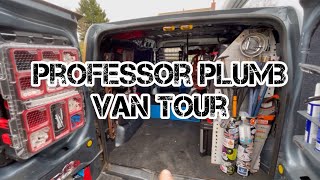 BEST small van racking system for a plumber  van tour [upl. by Bremser788]