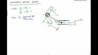 Acceleration Analysis Example Part 1 of 3  Engineering Dynamics  Rigid Body Kinematics [upl. by Giralda]