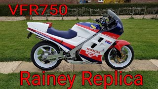 Honda VFR 750 Wayne Rainey replica 1988 rc24 modified [upl. by Amil191]