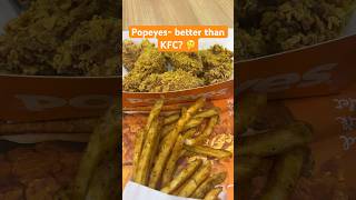 Is Popeyes better than KFC popeyes burger kfc friedchicken food foodie foodshorts shorts [upl. by Bevus]