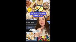 The Most FiberRich Foods [upl. by Maisey]