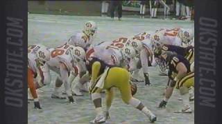 1987 Sun Bowl  11 Oklahoma State vs West Virginia  1st Half [upl. by Yduj]