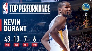 Kevin Durants EPIC 43 Point Performance In Game 3  2018 NBA Finals [upl. by Reddy]