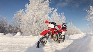 DOBROEENDURO Эндуро Зима  Enduro Winter Honda xr250r [upl. by Medarda]