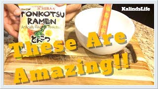 Japanese Tonkotsu Ramen Noodle Taste Test by Sapporo Ichiban Mukbang [upl. by Ainahtan842]