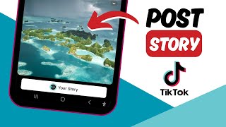 How to Post a Story on TikTok  Add Story 2 Ways [upl. by Sabanrab]