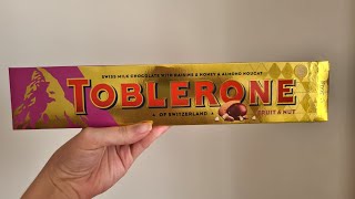 Eating Giant Toblerone Chocolate [upl. by Ayekel2]