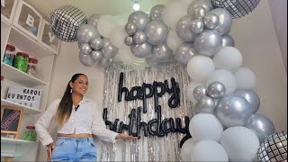 ¡CÓMO HACER un Arco de Globos Metálicos PASO a PASO para Cumpleaños 🎁🎈 [upl. by Etnuahs]