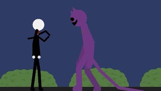 Slenderman vs Catnap Poppy Playtime [upl. by Drahsir]