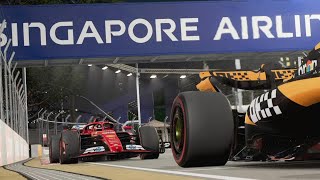 DC518 フェラーリ角田裕毅で猛る Singapore GP  F1 24 [upl. by Tine]