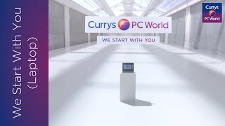 We Start With You Laptop  Currys PC World TV Advert [upl. by Urbani]