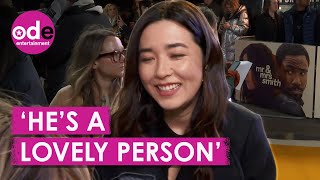 Maya Erskine on NOT Falling In Love with Donald Glover on Mr amp Mrs Smith set 😂🌹 [upl. by Novets]