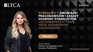 Sygnaliści  obowiązki pracodawców i zasady ochrony sygnalistów [upl. by Ocsinarf]