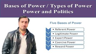 Bases of Power  Types of Power  Power and Politics [upl. by Corena]