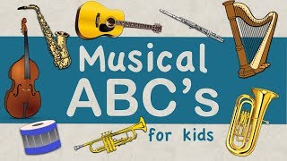 Musical ABCs  Instruments AZ  Green Beans Music [upl. by Buseck645]