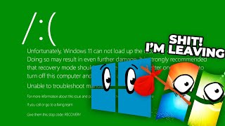 Windows 11 Kill Screen But Windows 10 amp Windows 7 Want To See That [upl. by Esinrahc]