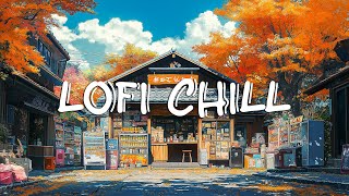 Chill Fall Café Lofi Music 🍂 Soothing Lofi Beats to Create Cozy Quiet Atmosphere for Unwinding [upl. by Ellinet]