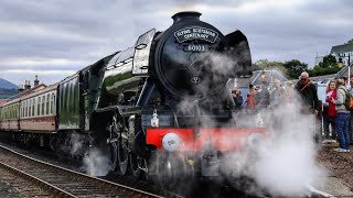 A trip behind Flying Scotsman at the Strathspey Railway [upl. by Asiul923]