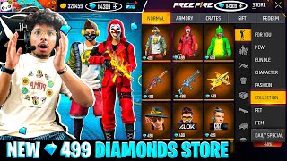 I Got Everything In 499 Diamonds😍💎 New Store Noob To Pro In 10Mins Garena Free Fire [upl. by Telracs338]