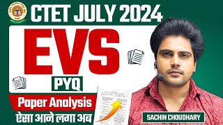 CTET EVS PYQ Paper Analysis by Sachin choudhary live 8pm [upl. by Arenahs347]