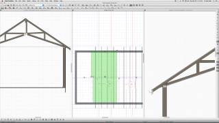 SCISSOR TRUSS VID FOR X6 Chief Architect Videos by dsh [upl. by Eelanej]