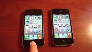 Apple iPhone 4S vs 4 Speed amp Performance Comparison [upl. by Cullen]