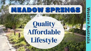 MEADOW SPRINGS  Affordable Quality  Western Australia [upl. by Naliorf]