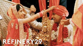 This Traditional Indian Wedding Is Insanely Beautiful  World Wide Wed  Refinery29 [upl. by Yorick]