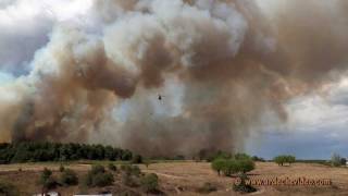 ArdÃ¨che  Incendie Labastide de Virac et Vagnas [upl. by Stout]