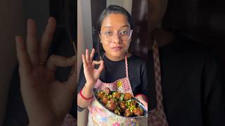 Dry Cabbage Manchurian🤤odiashortsviraltrendingforyouminivlogvegmanchurian [upl. by Iot207]