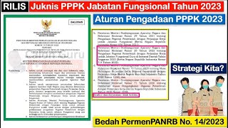 RILIS Juknis Pengadaan PPPK Jabatan Fungsional Tahun 2023 pada PermenPANRB No 14 Tahun 2023 [upl. by Sharity]